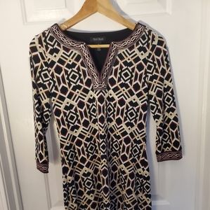 White House Black Market Patterned Dress